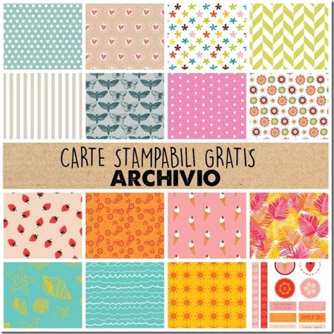 carta scrapbooking da stampare gratis